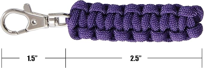 4 Pack Paracord Zipper Pulls for Backpacks, Tents, Trolley Cases, Traveling Cases, Jackets and Many Other Items That with Zippers