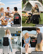 BAGLHER Lightweight Insulated Cooler Backpack - 30 Cans, Leak-Proof for Lunch, Picnic, Hiking, Camping Trips