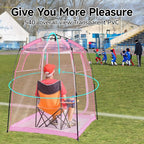 All Weather Proof Pod Sports Tent,Outdoor Weather Tent Sports Pod Pop Up Shelter with Sealed Floor,2-4 Person Clear Tent for Sport Event,Camping,Fishing 8 Sizes & Multicolor