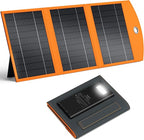 10000mah Solar Charger Power Bank, 30W Foldable Portable Solar Panel, Fast Charging with 1 Type-C & 2 USB-A Ports, Ipx5 Waterproof, for Phone, Tablets & Multiple Devices, Camping Outdoor Use