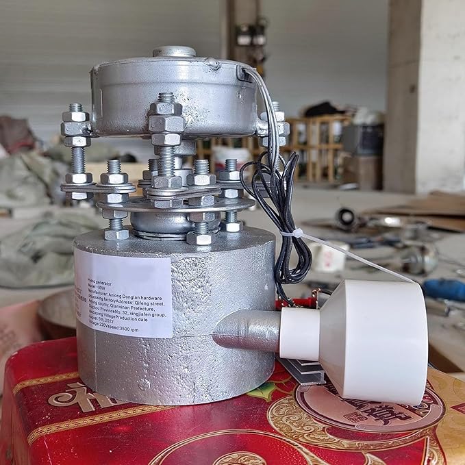 110/220V Micro Hydroelectric Generator, 100W Family Camping Fishing Hydraulic Generator, Hydro Water Generation Power Equipment For Lighting, Charging, Household(110V)