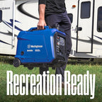 Westinghouse 4000 Peak Watt Super Quiet Portable Inverter Generator, Remote Electric Start with Auto Choke, RV Ready 30A Outlet, Gas Powered, CO Sensor, Parallel Capable