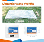 Emergency Blankets 4 Packs, 84" L x 52" W, Reusable Mylar Thermal Blankets for Survival Gear, Ideal for Camping, Hiking & First Aid, Retains 90% Body Heat in Cold, Snow & Winter Emergencies