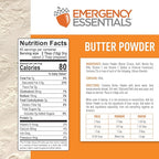 Emergency Essentials, Butter Powder, Emergency Food Supply, High-Calorie Survival Food, 2-lb. Large Can, 10-Year Shelf Life