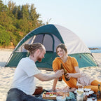 Camping Tent 2-4 Person, Waterproof Windproof Tent with Rainfly Easy Set up-Portable Dome Tents for Camping…
