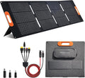 200W Solar Panel, High Efficiency Portable Solar Charger with Kickstand, MC4 Output,3-in-1 DC Connector, IP65 Waterproof for Portable Power Stations,Outdoor Camping, RV, Van, Emergency