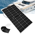 Solar Panel 150W/200W 36V Monocrystalline Lightweight Bendable Solar Panels 240° Ultra Flexible Solar Panel for Rv, Camping, Trailer, Camper, Yacht, Cabin,Tent and Other Scenes,150W