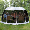 Alvantor Pop Up Screen House Gazebo with Mosquito Netting, Instant UV Resistant Sun Shelter for Patio & Backyard, Portable Canopy Tent for 2-10 Person