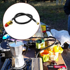 MENSI Fuel Propane Butane Gas Portable Camping Stove Replacement 27.5 Inch Regulator with Hose Convert to 1LB Disposal Bottle