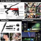 Survival First Aid Kit, 190 Pcs Survival Gear and Medical Supplies, Military IFAK EMT Molle Tactical Pouch for Outdoor, Camping, Hiking, Car, Vehicles and More