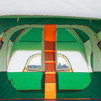 KTT Extra Large Tent 10-12-14 Person(A),Family Cabin Tents,2 Rooms,3 Doors and 3 Windows with Mesh,Straight Wall,Waterproof,Double Layer,Big Tent for Outdoor,Picnic,Camping,Family Gathering