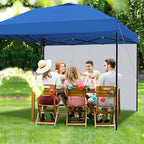 Joramoy Instant Canopy Sidewall 10×10 for Pop Up Tent, Waterproof Sunwall for Straight Leg Canopy with UV Protection, 1 Pack Side Panels Only(10×10, Blue)