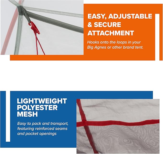 Big Agnes Gear Loft for Backpacking and Camping Tents