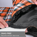 Double Sleeping Bag Cotton Flannel for Camping, Backpacking Or Hiking. Queen Size 2 Person Waterproof Sleeping Bag for Adults Or Teens. Lightweight with Compression Sack