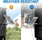 POWOXI Solar Panel for Deer Feeder 6V 1.5W Waterproof Solar Battery Charger with Mounting Bracket Alligator Clip Game Feeders Solar Panel 6 Volt (Pack of 2)