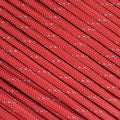 Fluorescent Reflective 550 Type III Guyline Tent Rope Camping Survival Cord High-Visibility Paracord (Reflective Imperial Red, 100 Feet)
