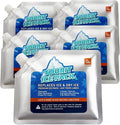 TOURIT Reusable Ice Pack for Coolers Long Lasting Cooler Ice Packs for Cooler Bag Lunch Bags/Boxes, Cooler Backpacks, Freezer Packs for Coolers