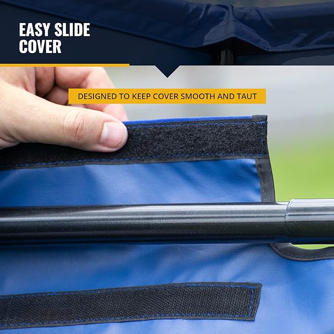 ShelterLogic 2.5' Outdoor Pet Shade, Versatile Pet Canopy Tent for Small-Breed Dogs, Cats, Small Animals and Livestock, Blue