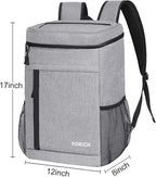 FORICH Soft Cooler Backpack Insulated Waterproof Backpack Cooler Bag Leak Proof Portable Small Cooler Backpacks to Work Lunch Travel Beach Camping Hiking Picnic Fishing Beer for Men Women