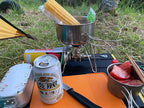 iClimb Ultralight Compact Camping Folding Table with Carry Bag (Black - S)