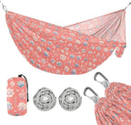 Cute Succulents Hammocks for Camping with Hanging Rope Portable Hammock for Camping Travel Accessories