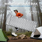 Camping Sleeping Pad with 4.8 R-Value, Ultralight Camping Mat with Pillow and Built-in Foot Pump, Inflatable Sleeping Mat Compact for Outdoor Hiking, Camping, Backpacking, Hiking, Traveling, Tent