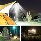 10000mAh 4000LM Rechargeable Camping Light with Motion Sensor and Radar , Standby Time of 72 Hours Automatic Light Portable Camping Lantern 30W with Magnet , IPX5 Waterproof Tent Lights