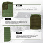 Naturehike Flannel Queen Size Double Sleeping Bag for Adults with Pillows, Doublewide Two Person Sleeping Bag for Couples & Whole Family, All Seasons for Camping, Hunting & Bedding