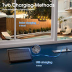 KYY 78FT(72+6) Solar String Lights Outdoor with USB Port Remote Control, LED Waterproof Solar Powered Patio with 24 Sockets, Heavy-Duty and UL Listed Porch Market Lights