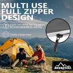 Sleeping Bag Liner,Long Staple Cotton, Adult Sleep Sack & Travel Sheets,Travel Sleep Sack for Backpacking, Hotels & Hostels Lightweight Travel Sheet Camping Sheets,Has Full Length Zipper