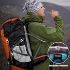 HOMIEE 50L Hiking Backpack Travel Bag Waterproof Camping Rucksack with Rain Cover Lightweight Backpacking Backpack