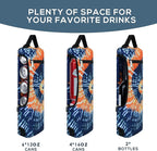 Golf Cooler Bag Plus Ice Pack Soft Sided Insulated Cooler Bag- Holds 6 Pack of Cans or 2 Wine Bottles - Grey Camo Golf Beer Sleeve Black Fits Discreetly in Golf Bags