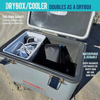 Engel 19qt Leak-Proof, Air Tight, Drybox Cooler and Small Hard Shell Lunchbox for Men and Women