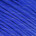 Fluorescent Reflective 550 Type III Guyline Tent Rope Camping Survival Cord High-Visibility Paracord (Reflective Electric Blue, 100 Feet)