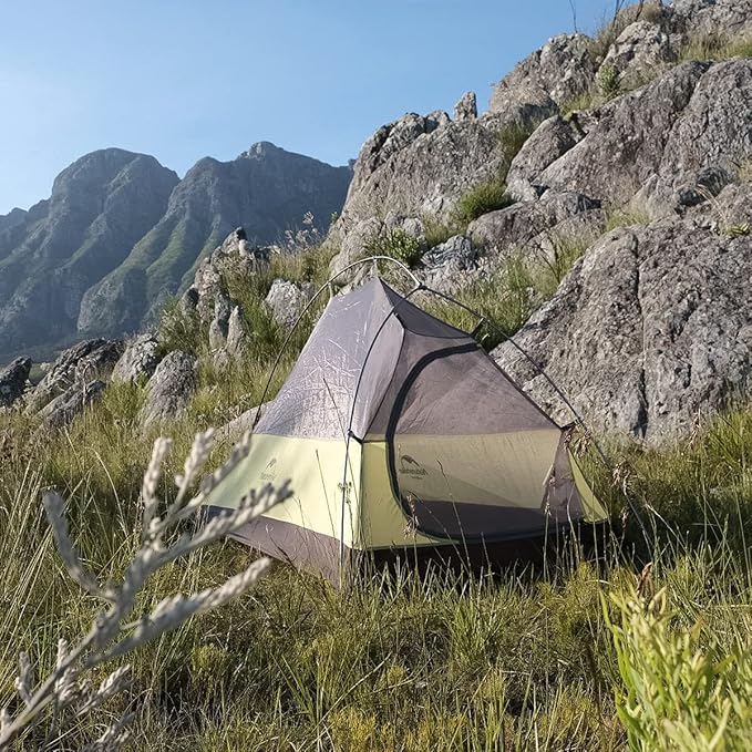 Naturehike Cloud-Up 1 Person Tent, Lightweight Backpacking Tents for One Man, Waterproof Ultralight One Person Tent for Camping Hiking Backpacking