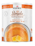 Simple Kitchen Homestyle Pancake Mix – 20 Servings for Family Meal Prep, Survival Just Add Water Canned Food, for Camping Meals, Backpacking & Hiking, #10 Can Package