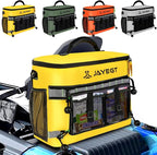 Kayak Cooler Behind Seat - Waterproof Cooler Bag Compatible with Lawn-Chair Seat Kayak，Kayak Accessories Camping Cooler, Portable Ice Chest for Fishing, Beach,Picnic, Trips (Orange, Medium)