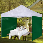 COOSHADE Instant Canopy SunWall 10x10 Canopy SideWall for Pop up Canopy Tent, 1 Pack Sidewall Only, Forest Green