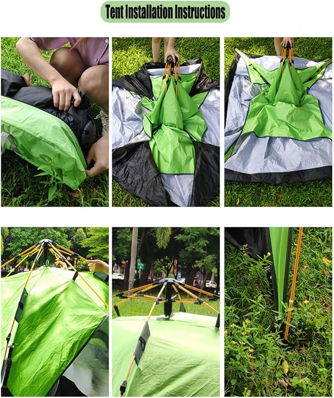 Travel Tent Outdoor Family Camping Tent Camping Hiking Foldable Folding Tent Double Decker Tent