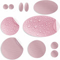 aZengear Repair Patches for Jackets, Tent, Shoe Toe, Air Mattress, Inflatables, PVC Gear - Waterproof, Self-Adhesive, Tear-Cold-Heat-Resistant, Down Puffer Coat (11 Pcs, Dusty Rose)