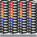 48 Pack LED Headlamp Flashlight Bright Waterproof Head Lamp Torch Cob Flood Head Light Bulk 800 lumens with 3 Modes 144 AAA Batteries for Adult Kids Running Camping Night Survival, 4 Colors