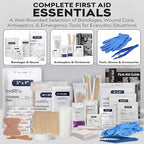 OSHA Compliant First Aid Kit - 10 Person, Type III, ANSI Class A, 111 Pieces for Business, Office, Home, Truck, Car & Construction Site - Wall Mountable | ProHeal