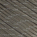 Fluorescent Reflective 550 Type III Guyline Tent Rope Camping Survival Cord High-Visibility Paracord (Reflective New Brown, 25 Feet)