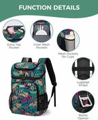 BAGLHER Lightweight Insulated Cooler Backpack - 30 Cans, Leak-Proof for Lunch, Picnic, Hiking, Camping Trips