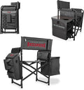 Picnic TIME NFL Unisex-Adult NFL Fusion Camping Chair with Side Table and Soft Cooler, Beach Chair for Adults, Lawn Chair