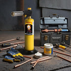 BLAZEAL Propane Torch Kit with 2x MAPP Gas,4-Flame Blow Torch Head with Propane Tank Base for MAP Gas,Work in All Angle,Trigger Start Torch Gun for Welding Brazing Soldering Grill Camping Cooking Food