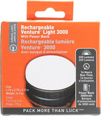 S.O.L. Venture 3000 Rechargeable LED Camping Light with Power Bank