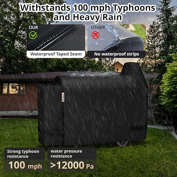 Grill Cover for Pit Boss Austin XL,[900D Strong Tear-Resistant] Wood Pellet Smoker Cover for Pitboss 1000 Series,Waterproof Grill Cover for Pitboss Rancher XL,1100 Pro,1150,Z Grill 1000