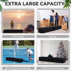 83 x 16 x 12 Inch, 260 L Extra Large Duffle Bag Camping Tent Storage Bag Heavy Duty Waterproof Sports Equipment Carrying Case for Tent Pole Travel Canopy Hammock Tripod Fishing Outdoor Moving
