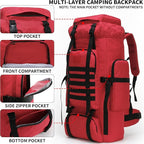 Hiking Backpack for Men 70L/100L Camping Backpack Military Rucksack Molle 3 Days Assault Pack for Climbing | Camping Backpack, 3 Days Assault Pack, for Climbing